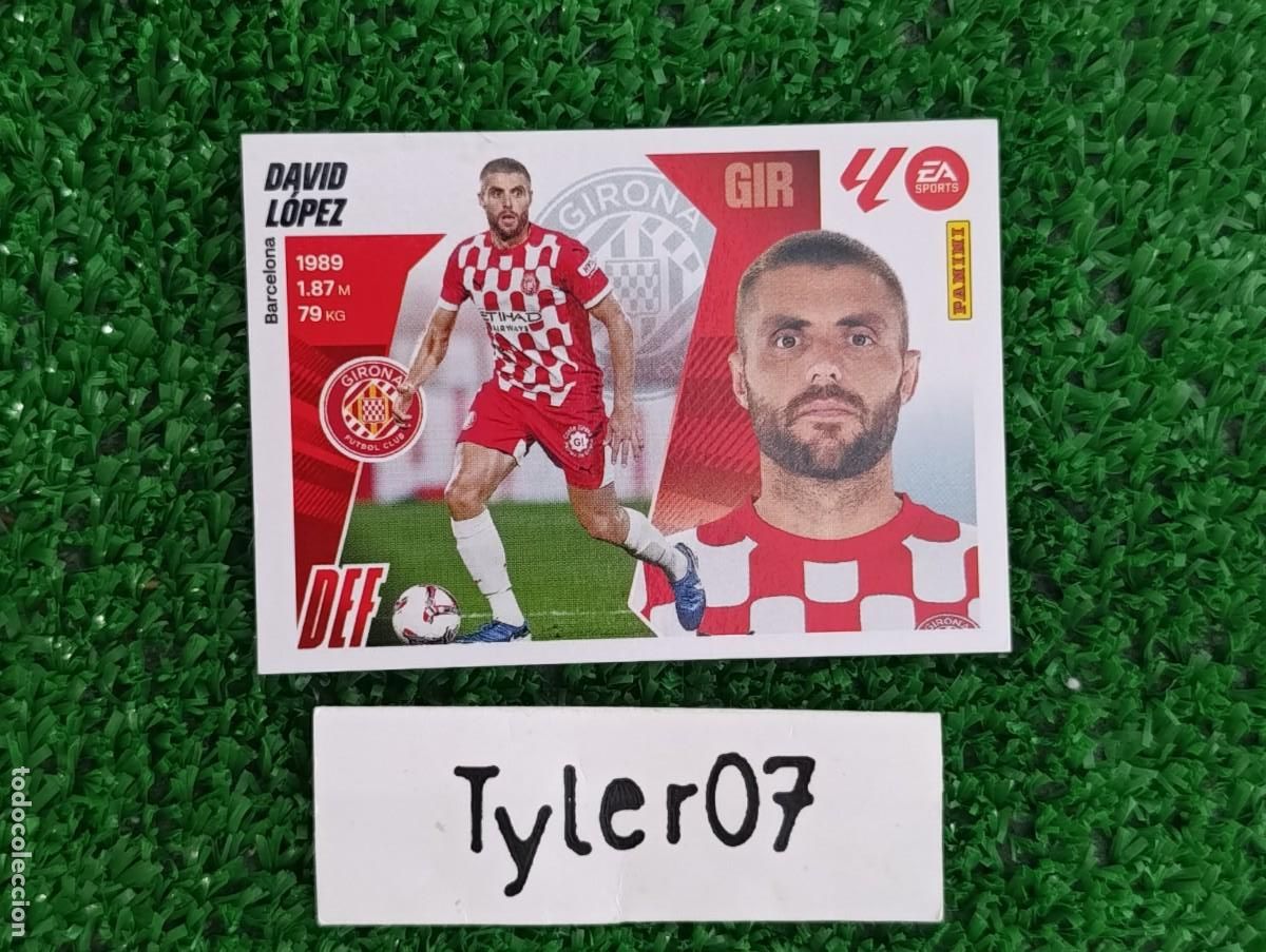 Coleccionismo Cromos antiguos: DAVID LOPEZ GIRONA 7 LIGA ESTE 2025 2026 25 26