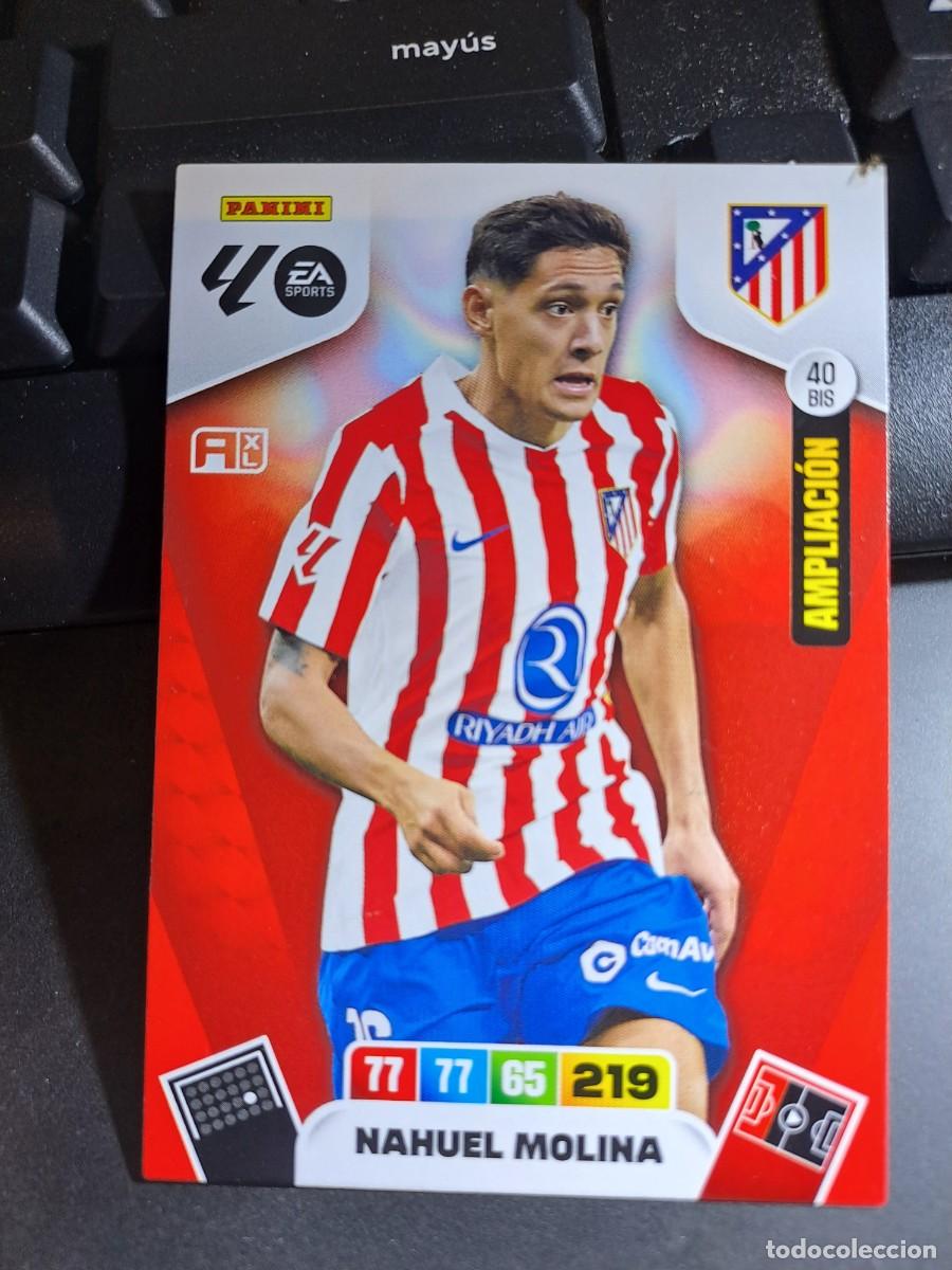 Coleccionismo Cromos antiguos: ADRENALYN XL NAHUEL MOLINA 40 BIS AMPLIACION ATLETICO DE MADRID CROMO LIGA 2025 2026 25 26 PANINI