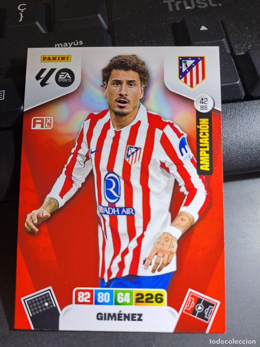 Colecionismo Cromos antigos: ADRENALYN XL GIMENEZ 42 BIS AMPLIACION ATLETICO DE MADRID CROMO LIGA 2025 2026 25 26 PANINI