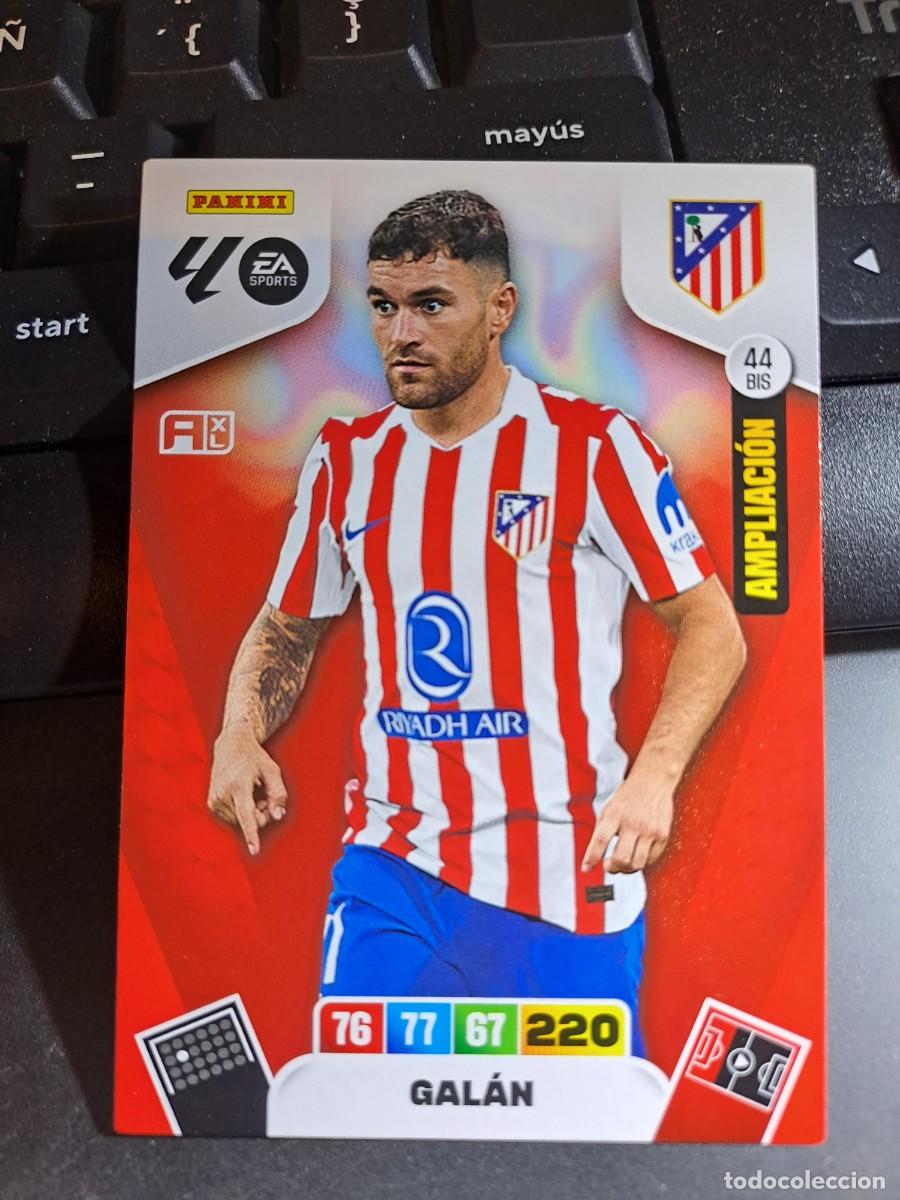 Colecionismo Cromos antigos: ADRENALYN XL GALAN 44 BIS AMPLIACION ATLETICO DE MADRID CROMO LIGA 2025 2026 25 26 PANINI