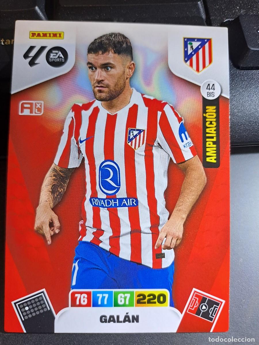 Colecionismo Cromos antigos: ADRENALYN XL GALAN 44 BIS AMPLIACION ATLETICO DE MADRID CROMO LIGA 2025 2026 25 26 PANINI