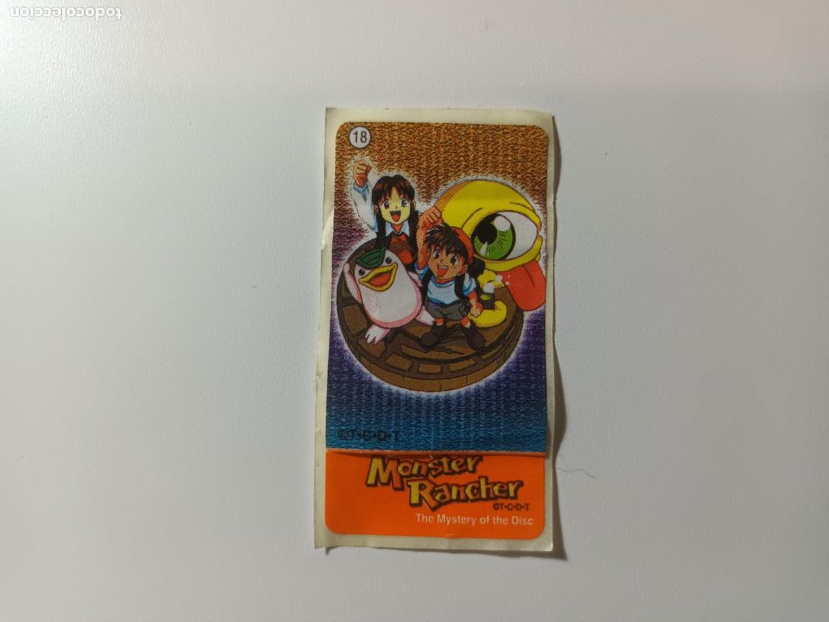 Coleccionismo Cromos antiguos: CROMO CHICLE N&deg; 18 MONSTER RANCHER