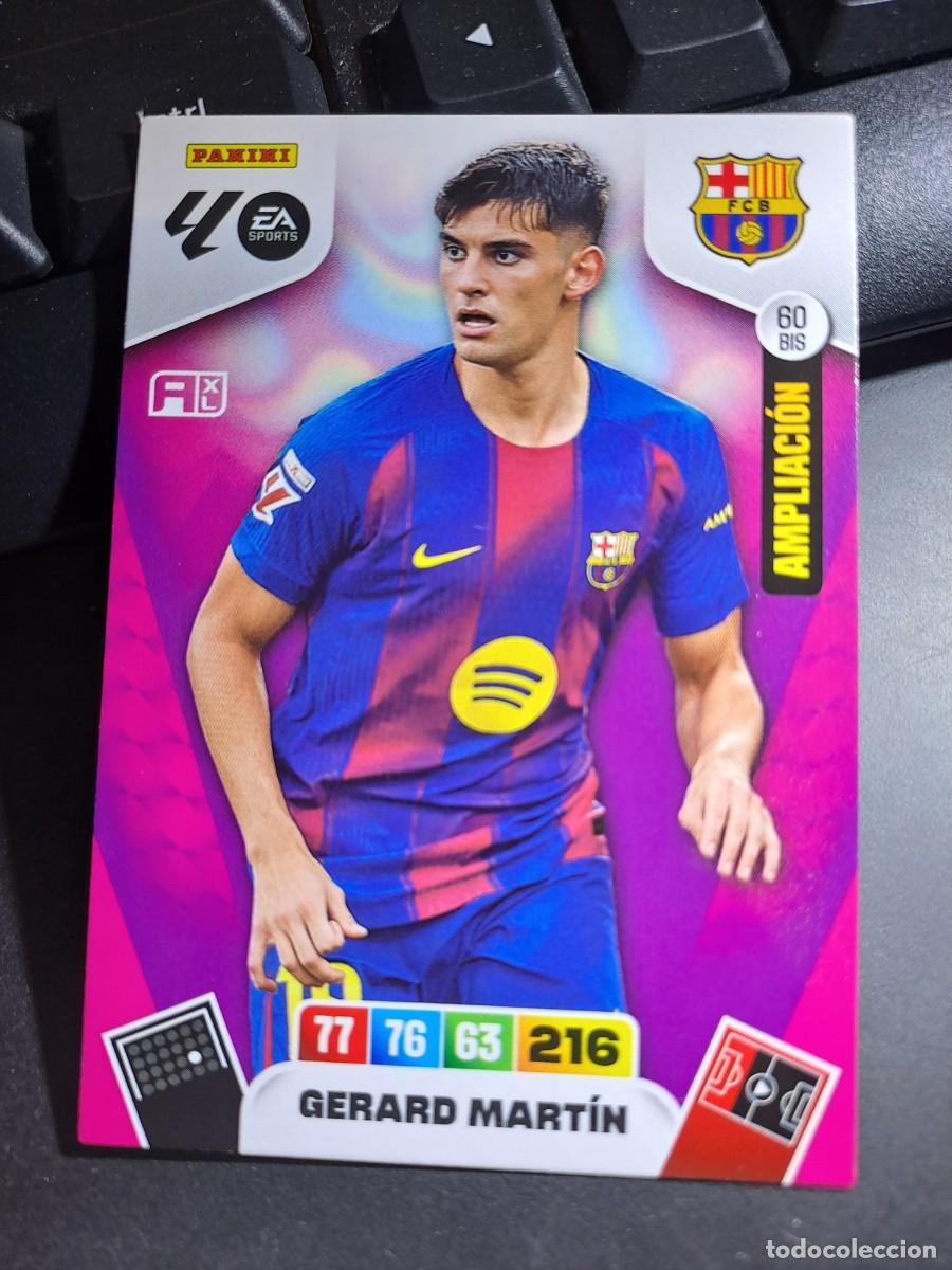 Coleccionismo Cromos antiguos: ADRENALYN XL GERARD MARTIN 60 BIS AMPLIACION BARCELONA CROMO LIGA 2025 2026 25 26 PANINI
