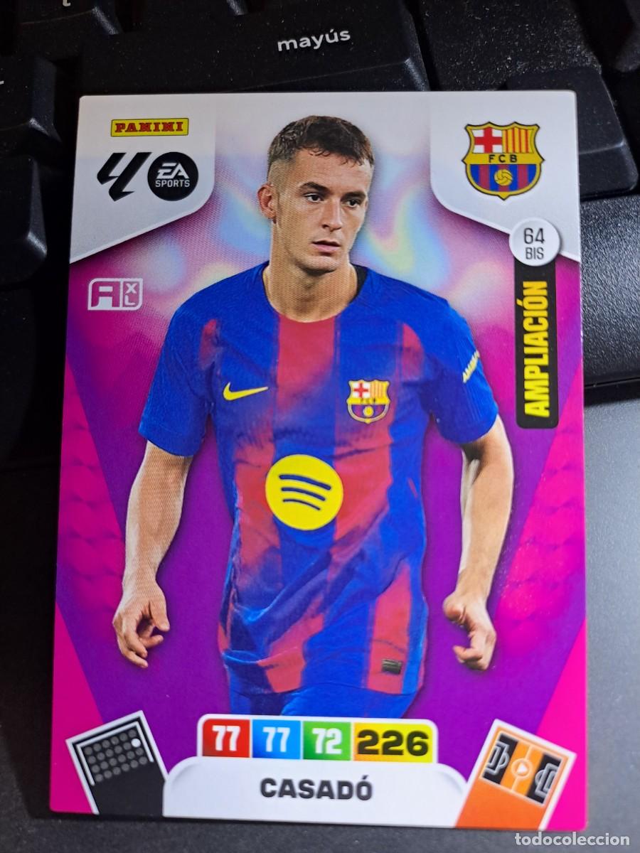 Coleccionismo Cromos antiguos: ADRENALYN XL CASADO 64 BIS AMPLIACION BARCELONA CROMO LIGA 2025 2026 25 26 PANINI