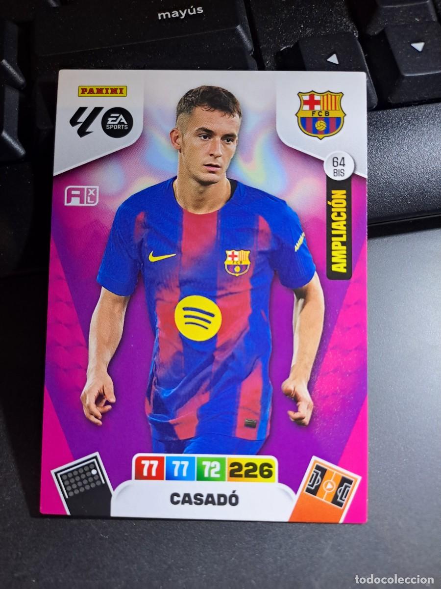 Coleccionismo Cromos antiguos: ADRENALYN XL CASADO 64 BIS AMPLIACION BARCELONA CROMO LIGA 2025 2026 25 26 PANINI