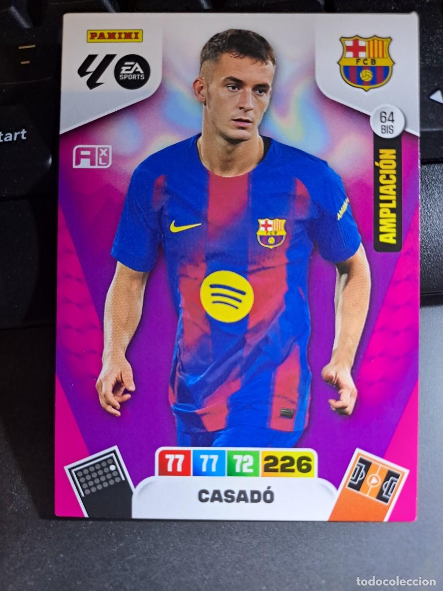Coleccionismo Cromos antiguos: ADRENALYN XL CASADO 64 BIS AMPLIACION BARCELONA CROMO LIGA 2025 2026 25 26 PANINI