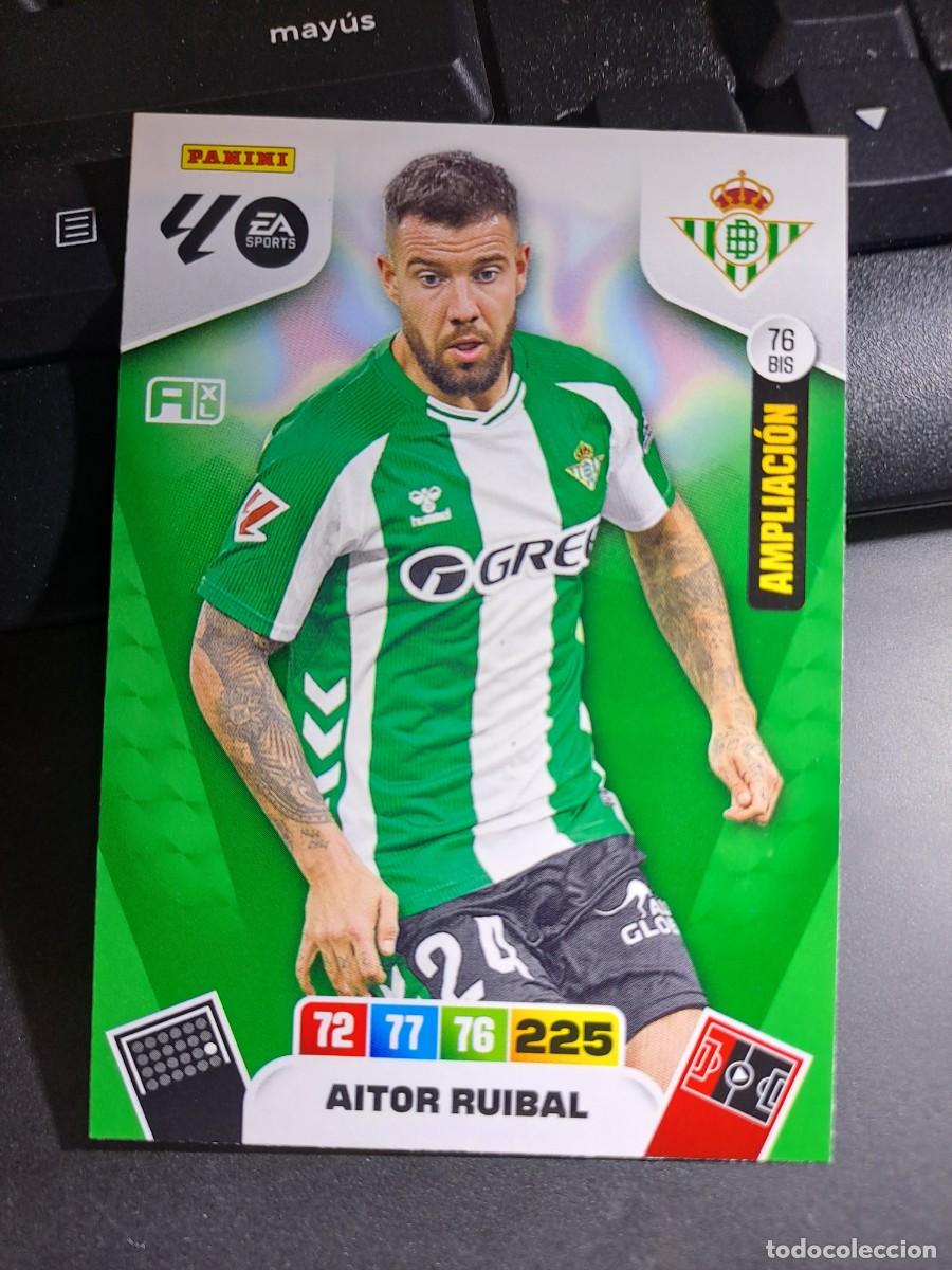 Coleccionismo Cromos antiguos: ADRENALYN XL AITOR RUIBAL 76 BIS AMPLIACION BETIS CROMO LIGA 2025 2026 25 26 PANINI