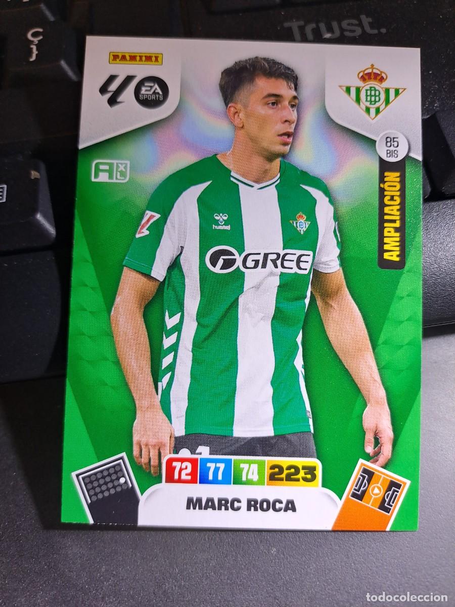 Coleccionismo Cromos antiguos: ADRENALYN XL MARC ROCA 85 BIS AMPLIACION BETIS CROMO LIGA 2025 2026 25 26 PANINI