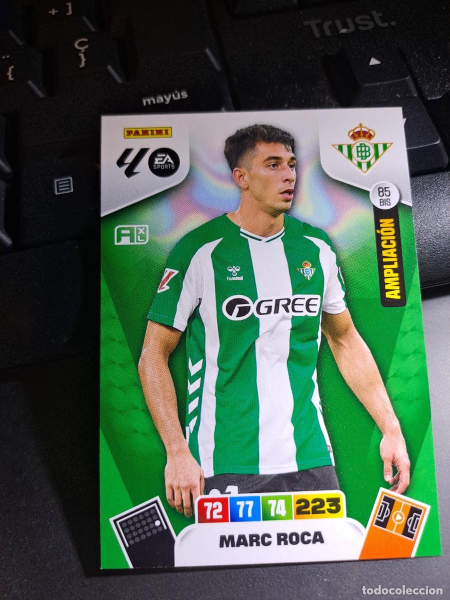 Coleccionismo Cromos antiguos: ADRENALYN XL MARC ROCA 85 BIS AMPLIACION BETIS CROMO LIGA 2025 2026 25 26 PANINI