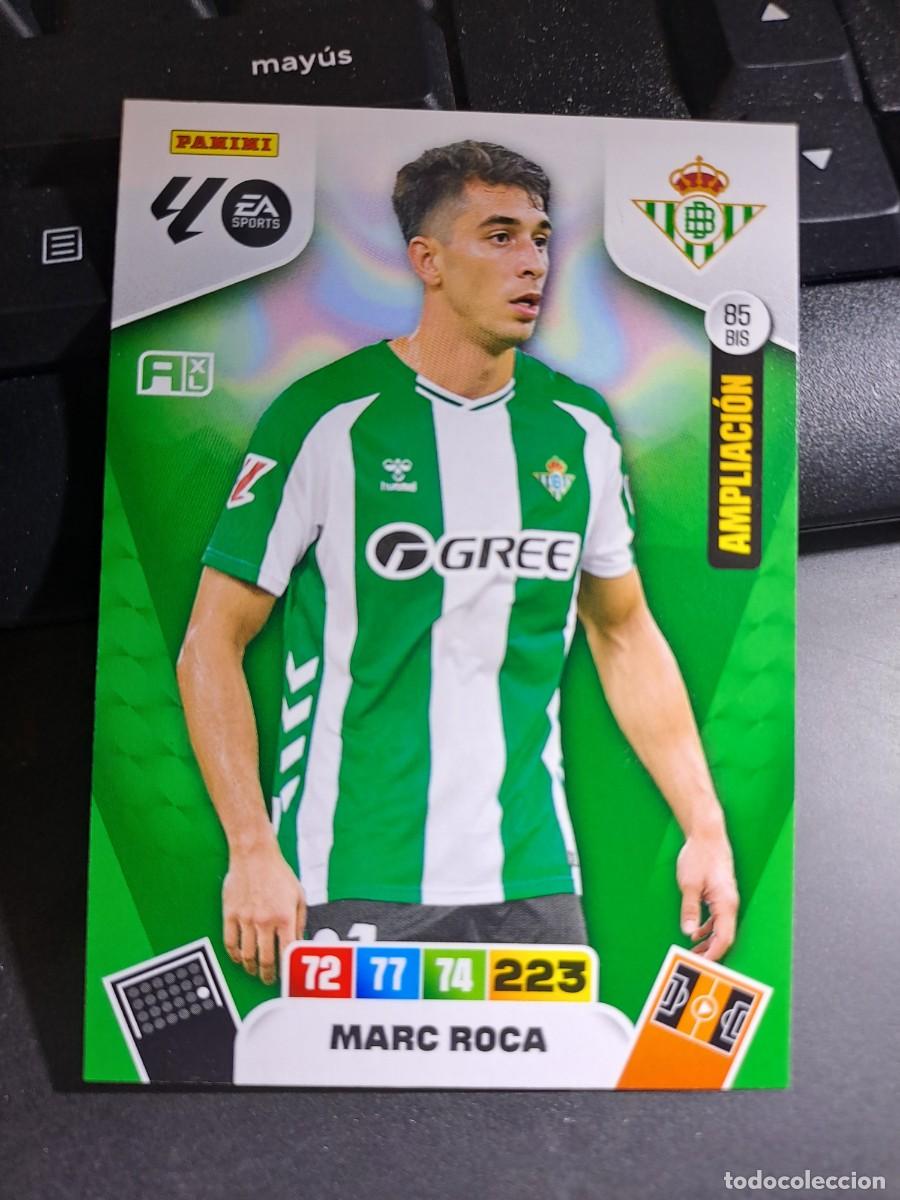 Coleccionismo Cromos antiguos: ADRENALYN XL MARC ROCA 85 BIS AMPLIACION BETIS CROMO LIGA 2025 2026 25 26 PANINI
