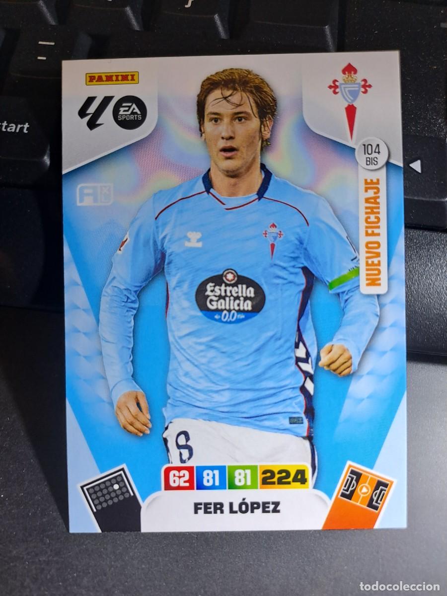 Coleccionismo Cromos antiguos: ADRENALYN XL FER LOPEZ 104 BIS NUEVO FICHAJE CELTA DE VIGO CROMO LIGA 2025 2026 25 26 PANINI