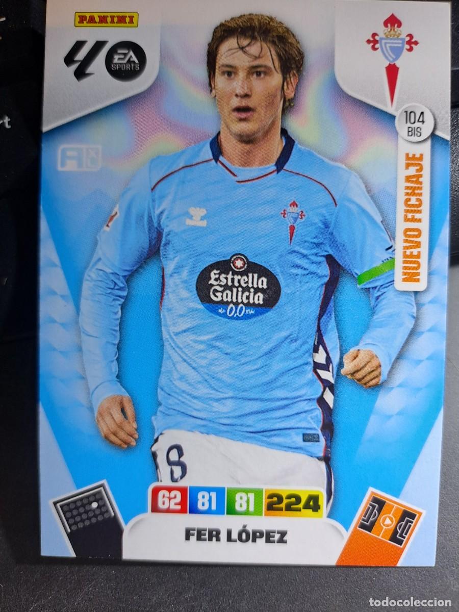 Coleccionismo Cromos antiguos: ADRENALYN XL FER LOPEZ 104 BIS NUEVO FICHAJE CELTA DE VIGO CROMO LIGA 2025 2026 25 26 PANINI