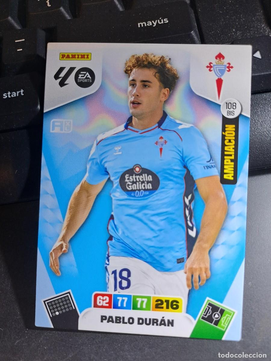 Coleccionismo Cromos antiguos: ADRENALYN XL PABLO DURAN 108 BIS AMPLIACION CELTA DE VIGO CROMO LIGA 2025 2026 25 26 PANINI