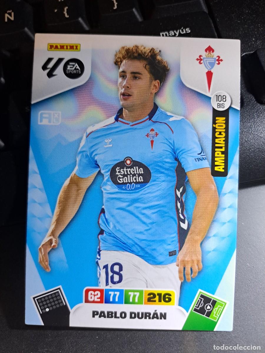 Coleccionismo Cromos antiguos: ADRENALYN XL PABLO DURAN 108 BIS AMPLIACION CELTA DE VIGO CROMO LIGA 2025 2026 25 26 PANINI