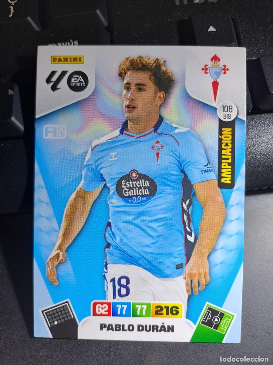 Coleccionismo Cromos antiguos: ADRENALYN XL PABLO DURAN 108 BIS AMPLIACION CELTA DE VIGO CROMO LIGA 2025 2026 25 26 PANINI