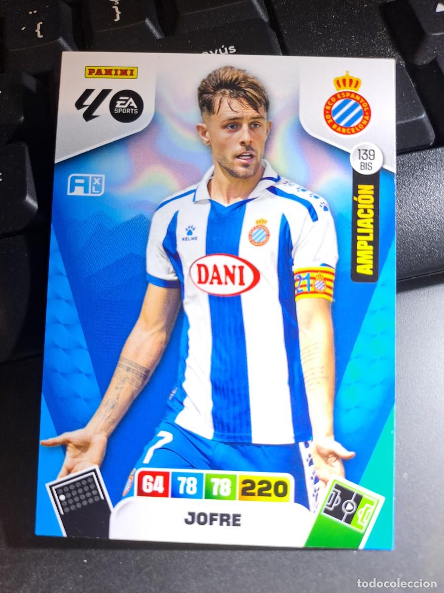 Coleccionismo Cromos antiguos: ADRENALYN XL JOFRE 139 BIS AMPLIACION ESPANYOL ESPA&Ntilde;OL CROMO LIGA 2025 2026 25 26 PANINI