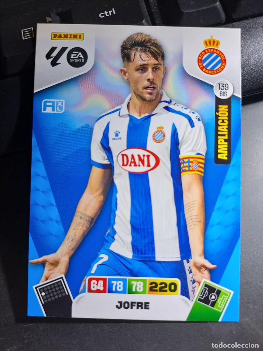 Coleccionismo Cromos antiguos: ADRENALYN XL JOFRE 139 BIS AMPLIACION ESPANYOL ESPA&Ntilde;OL CROMO LIGA 2025 2026 25 26 PANINI
