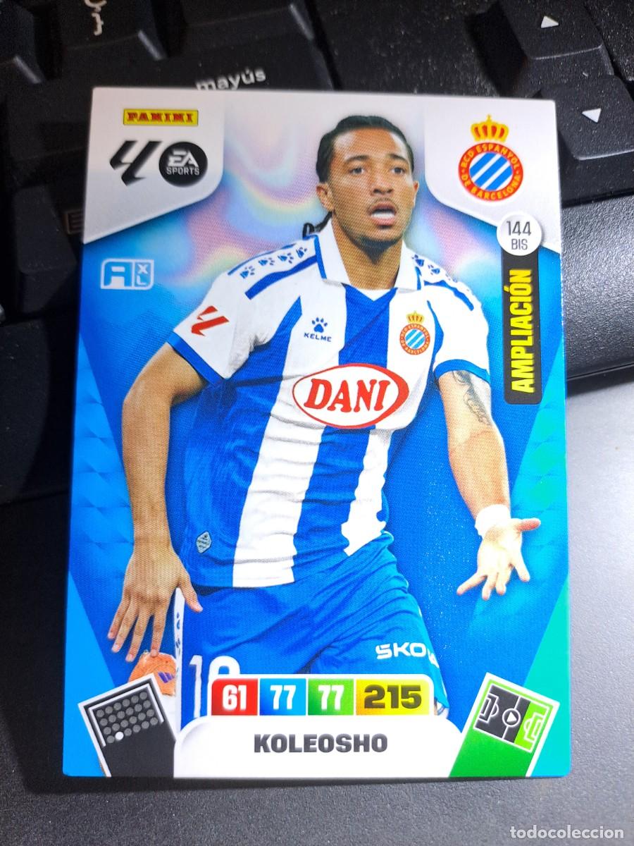 Coleccionismo Cromos antiguos: ADRENALYN XL KOLEOSHO 144 BIS AMPLIACION ESPANYOL ESPA&Ntilde;OL CROMO LIGA 2025 2026 25 26 PANINI