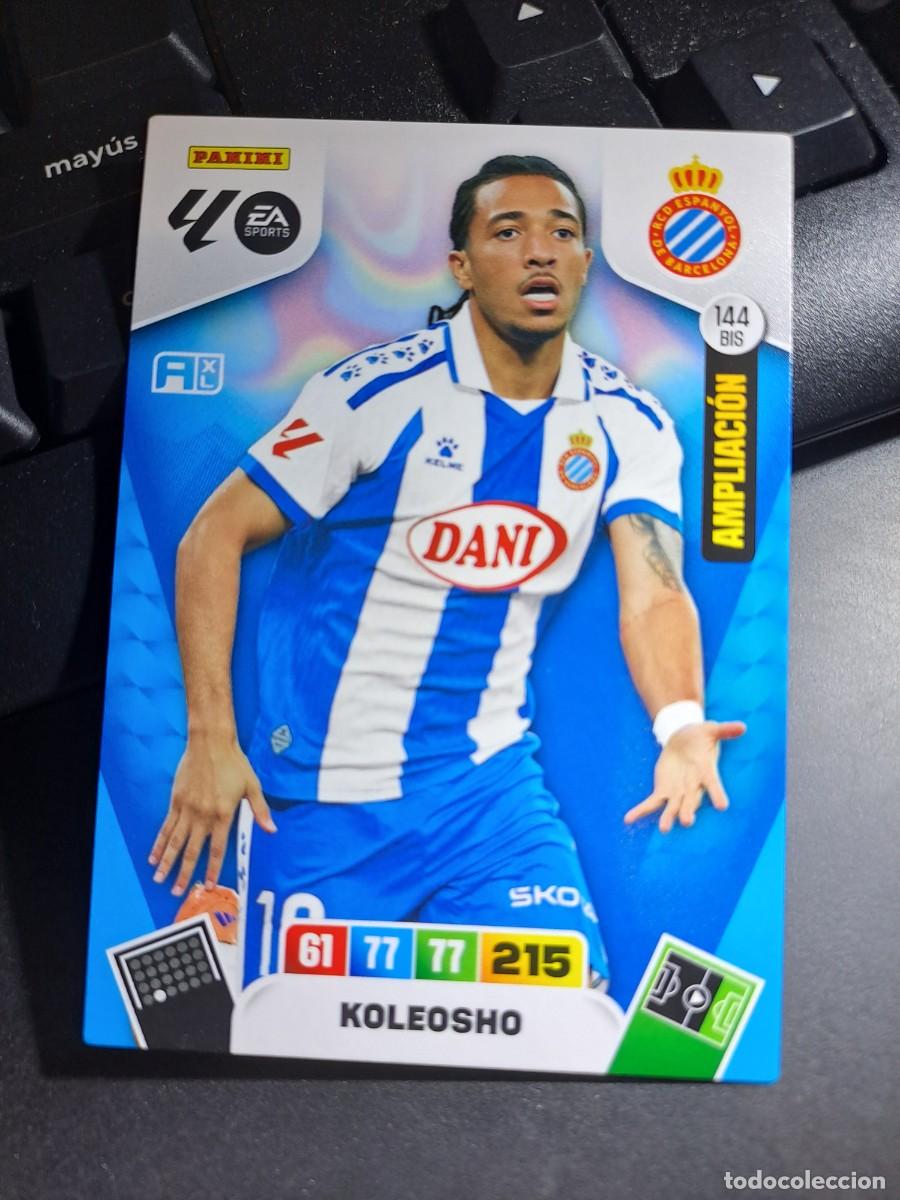 Coleccionismo Cromos antiguos: ADRENALYN XL KOLEOSHO 144 BIS AMPLIACION ESPANYOL ESPA&Ntilde;OL CROMO LIGA 2025 2026 25 26 PANINI