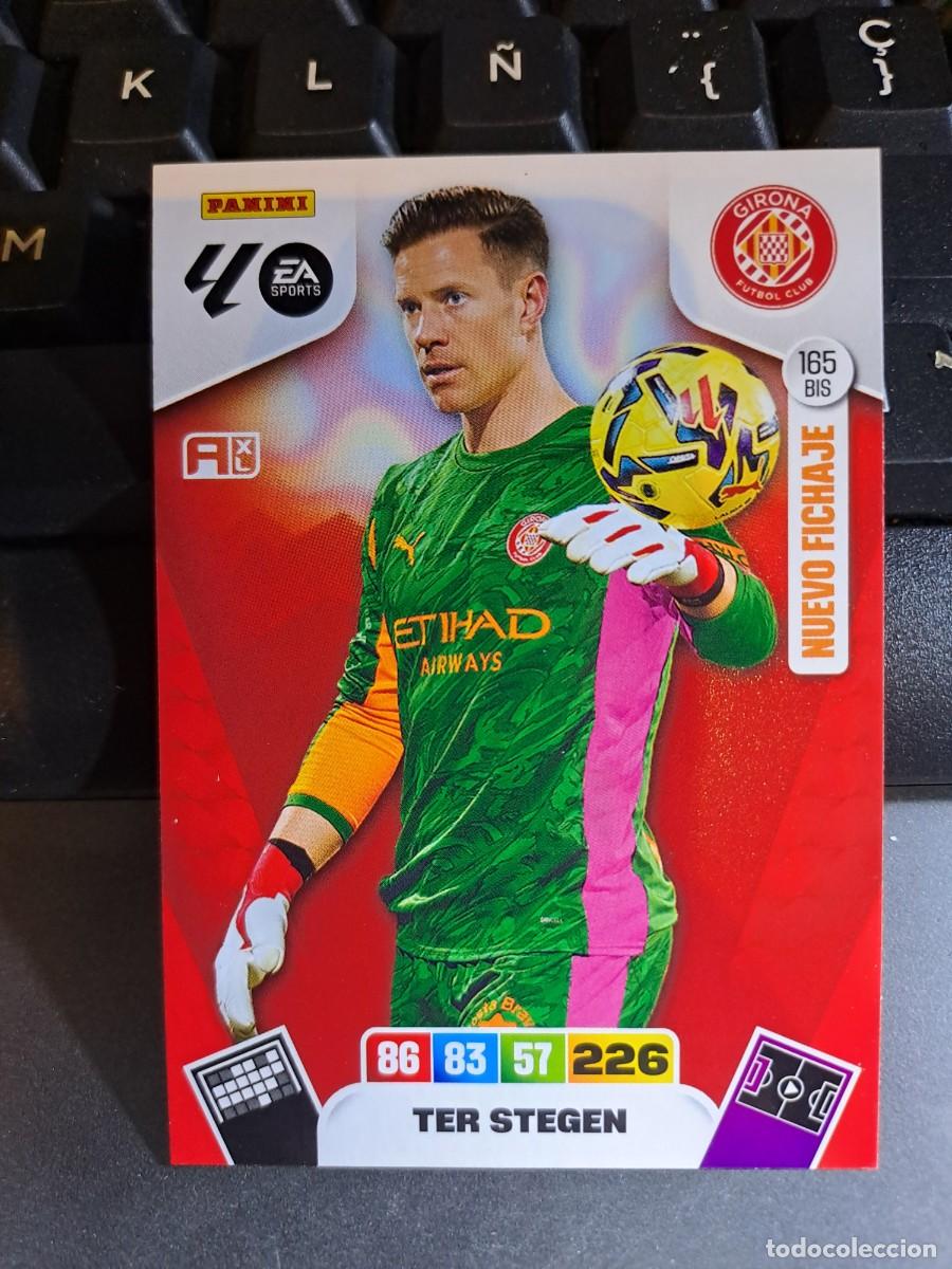 Coleccionismo Cromos antiguos: ADRENALYN XL TER STEGEN 165 BIS NUEVO FICHAJE GIRONA CROMO LIGA 2025 2026 25 26 PANINI