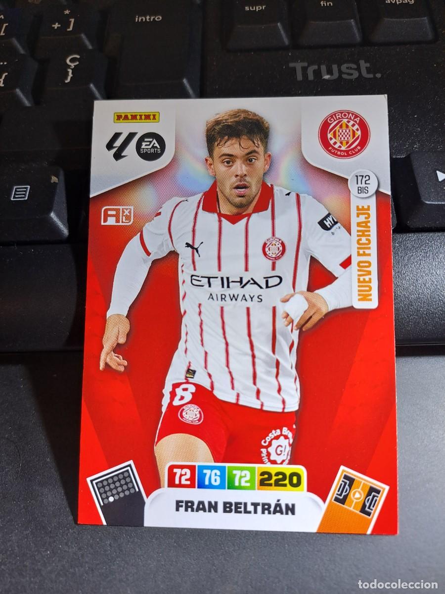 Coleccionismo Cromos antiguos: ADRENALYN XL FRAN BELTRAN 172 BIS NUEVO FICHAJE GIRONA CROMO LIGA 2025 2026 25 26 PANINI