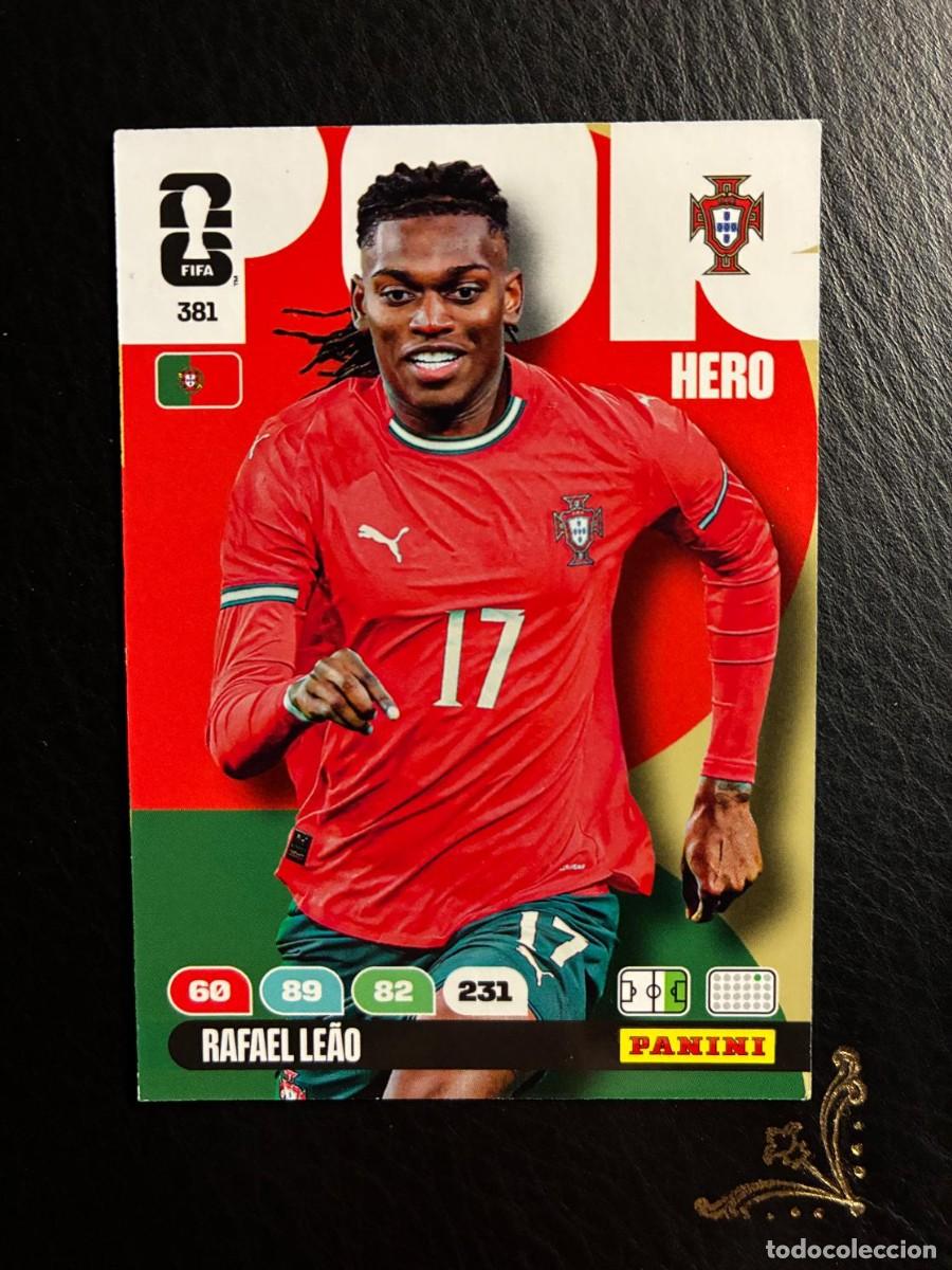 Coleccionismo Cromos antiguos: 381 RAFAEL LEAO PORTUGAL FIFA WORLD CUP ADRENALYN MUNDIAL 2026 26 PANINI
