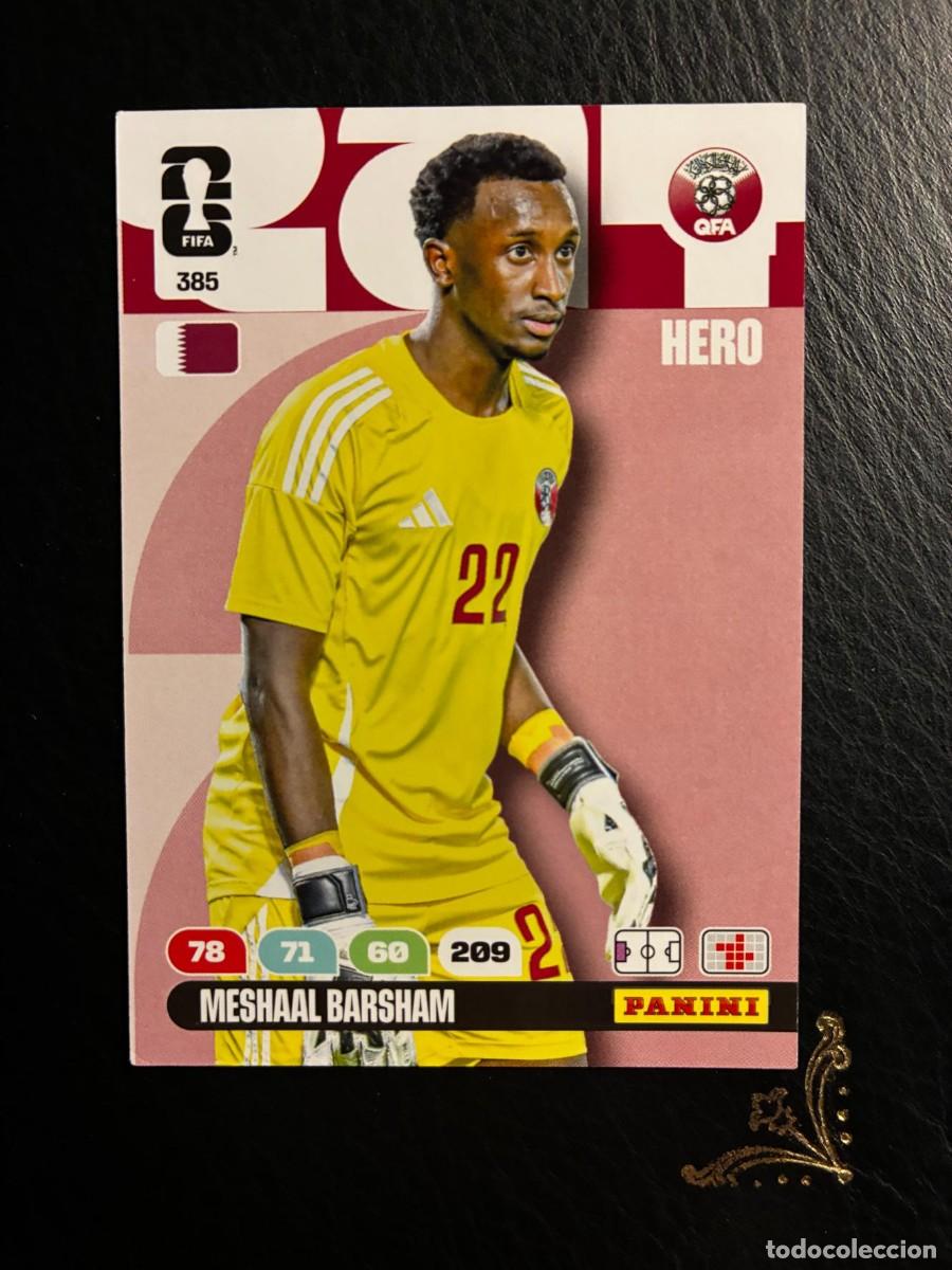 Coleccionismo Cromos antiguos: 385 MESHAAL BARSHAM QATAR CATAR FIFA WORLD CUP ADRENALYN MUNDIAL 2026 26 PANINI