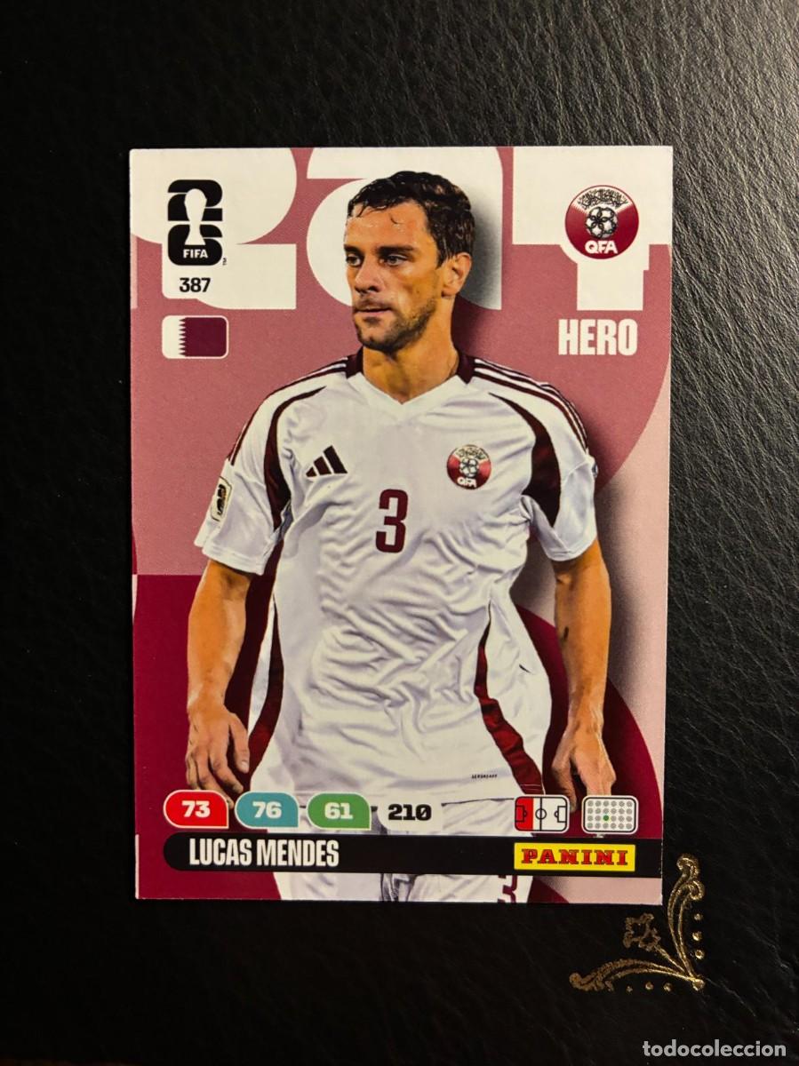 Coleccionismo Cromos antiguos: 387 LUCAS MENDES QATAR CATAR FIFA WORLD CUP ADRENALYN MUNDIAL 2026 26 PANINI