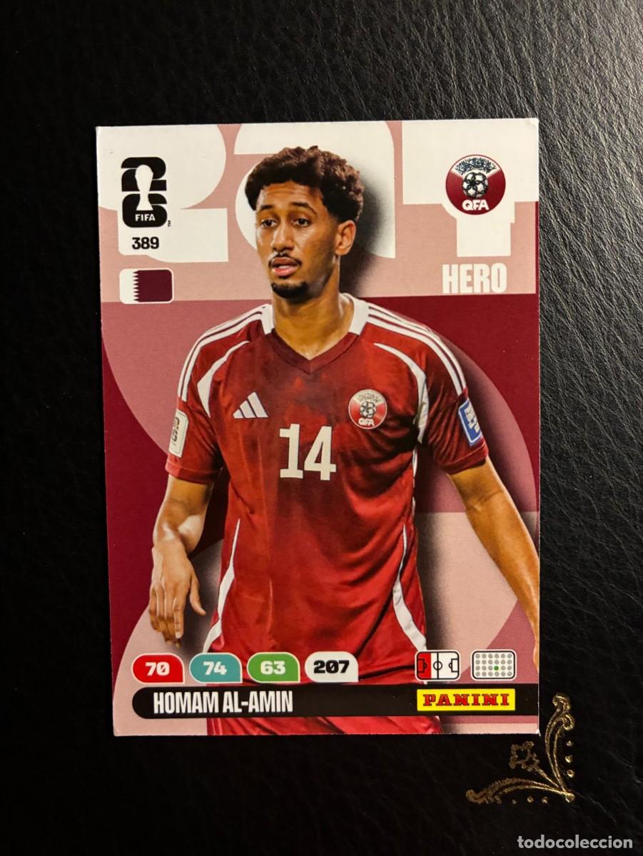 Coleccionismo Cromos antiguos: 389 HOMAM AL-AMIN QATAR CATAR FIFA WORLD CUP ADRENALYN MUNDIAL 2026 26 PANINI