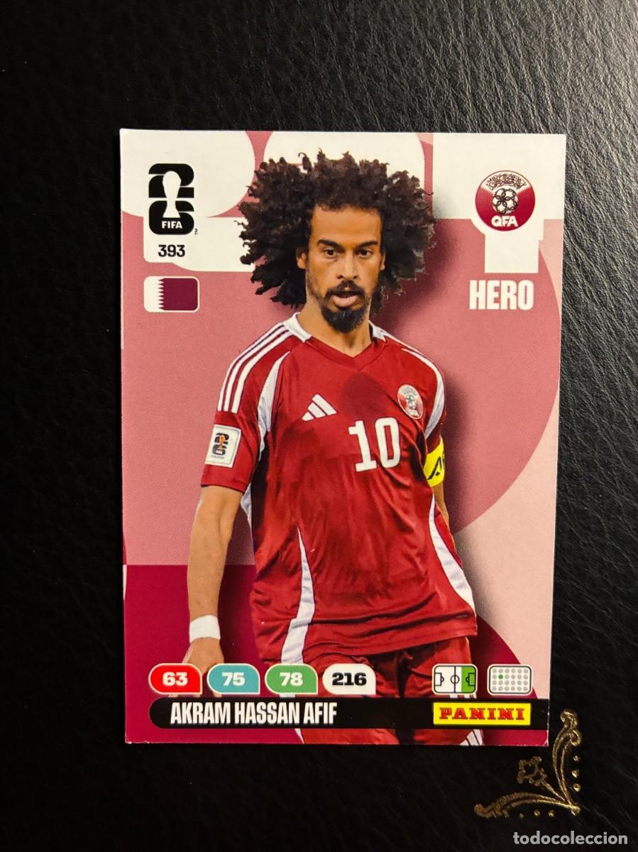 Coleccionismo Cromos antiguos: 393 AKRAM HASSAN AFIF QATAR CATAR FIFA WORLD CUP ADRENALYN MUNDIAL 2026 26 PANINI