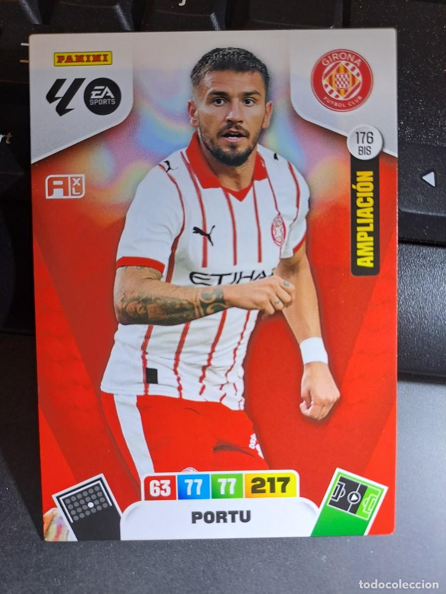 Coleccionismo Cromos antiguos: ADRENALYN XL PORTU 176 BIS AMPLIACION GIRONA CROMO LIGA 2025 2026 25 26 PANINI