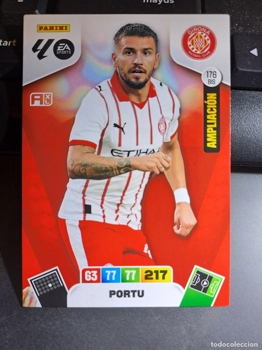 Coleccionismo Cromos antiguos: ADRENALYN XL PORTU 176 BIS AMPLIACION GIRONA CROMO LIGA 2025 2026 25 26 PANINI