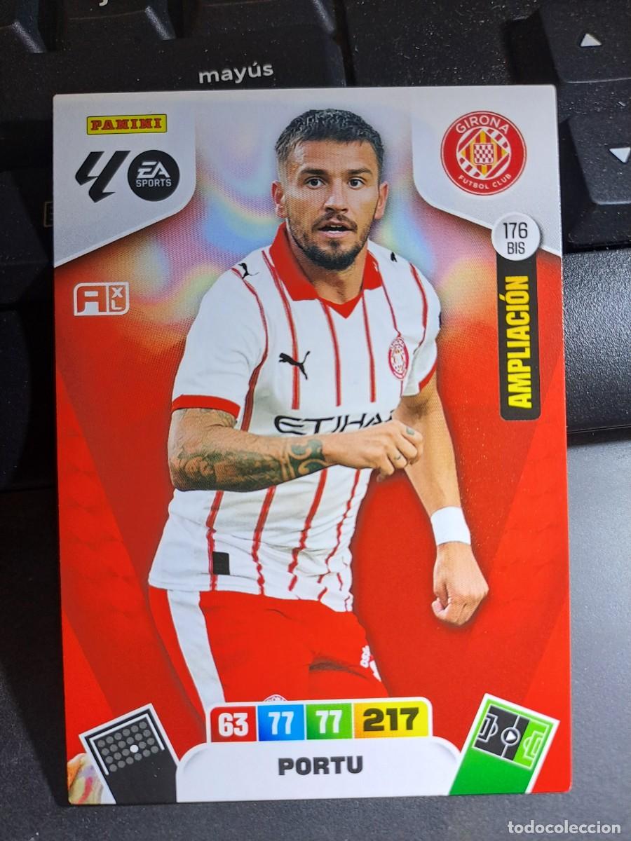 Coleccionismo Cromos antiguos: ADRENALYN XL PORTU 176 BIS AMPLIACION GIRONA CROMO LIGA 2025 2026 25 26 PANINI