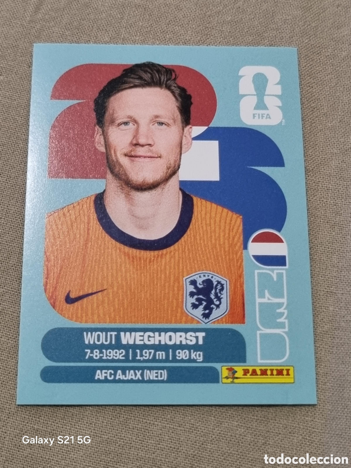 Coleccionismo Cromos antiguos: 19 - WEGHORST , HOLANDA FIFA WORLD CUP 2026