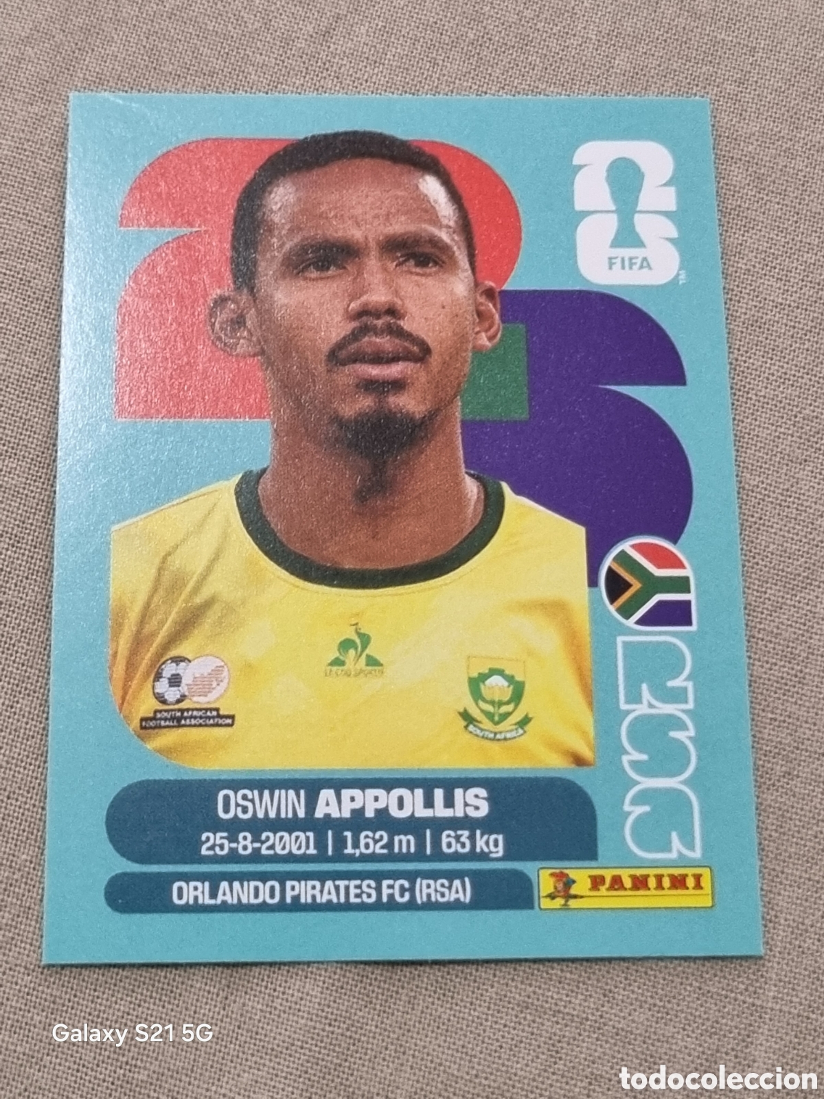 Coleccionismo Cromos antiguos: 20 - APPOLLIS , SUD&Aacute;FRICA FIFA WORLD CUP 2026