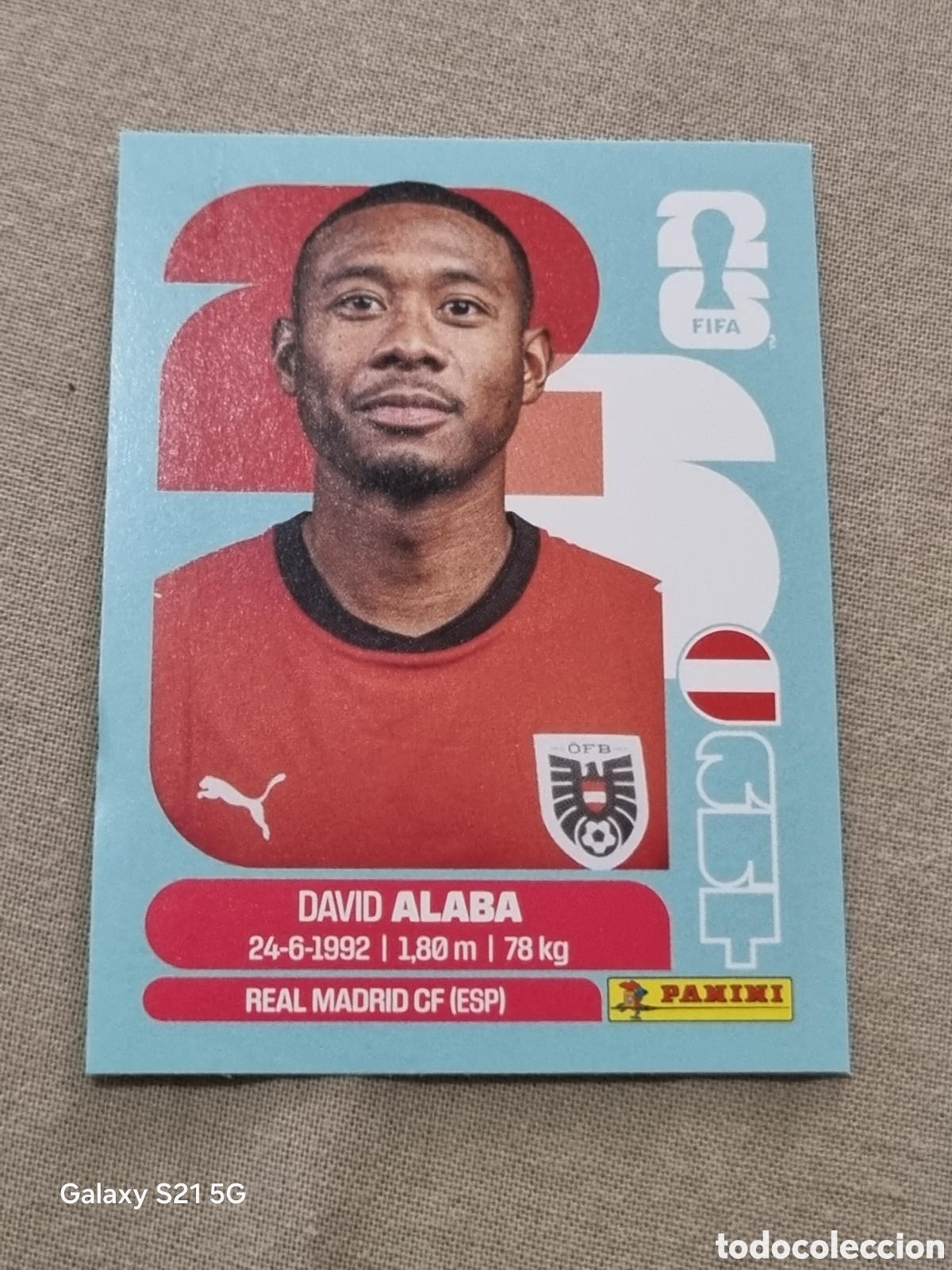 Coleccionismo Cromos antiguos: 4 - ALABA, AUSTRIA FIFA WORLD CUP 2026