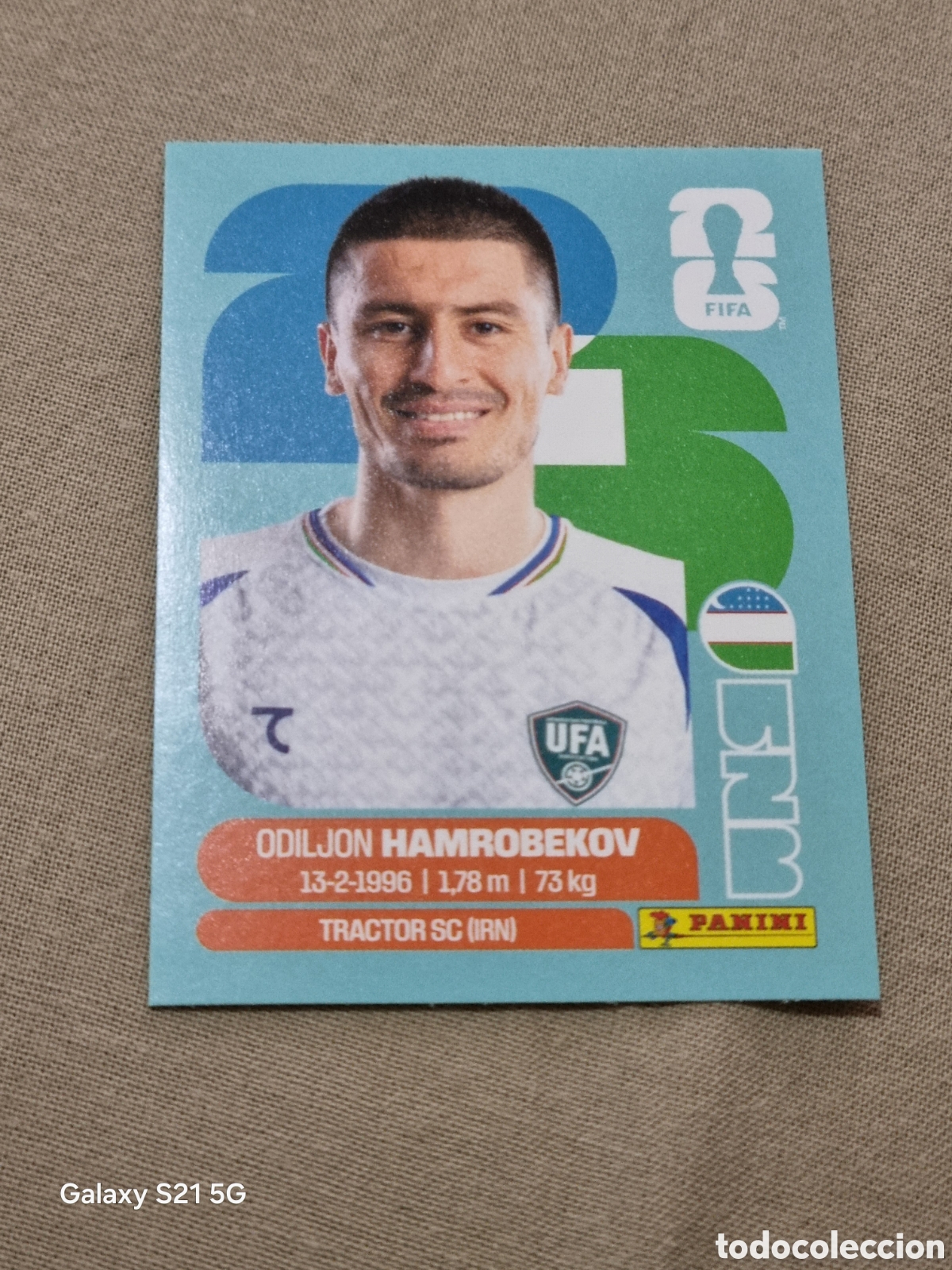 Coleccionismo Cromos antiguos: 10 - HAMROBEKOV , UZBEKIST&Aacute;N FIFA WORLD CUP 2026