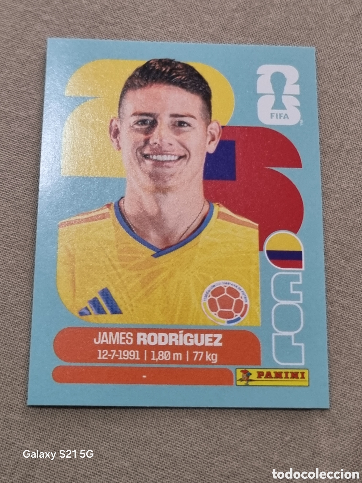 Coleccionismo Cromos antiguos: 14 - JAMES RODR&Iacute;GUEZ, COLOMBIA FIFA WORLD CUP 2026