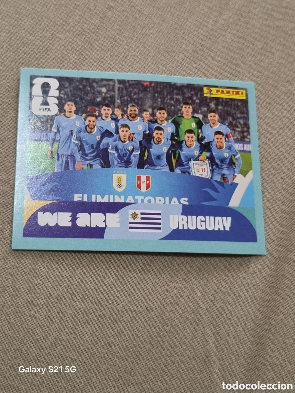 Coleccionismo Cromos antiguos: URU 13 - ALINEACI&Oacute;N URUGUAY FIFA WORLD CUP 2026