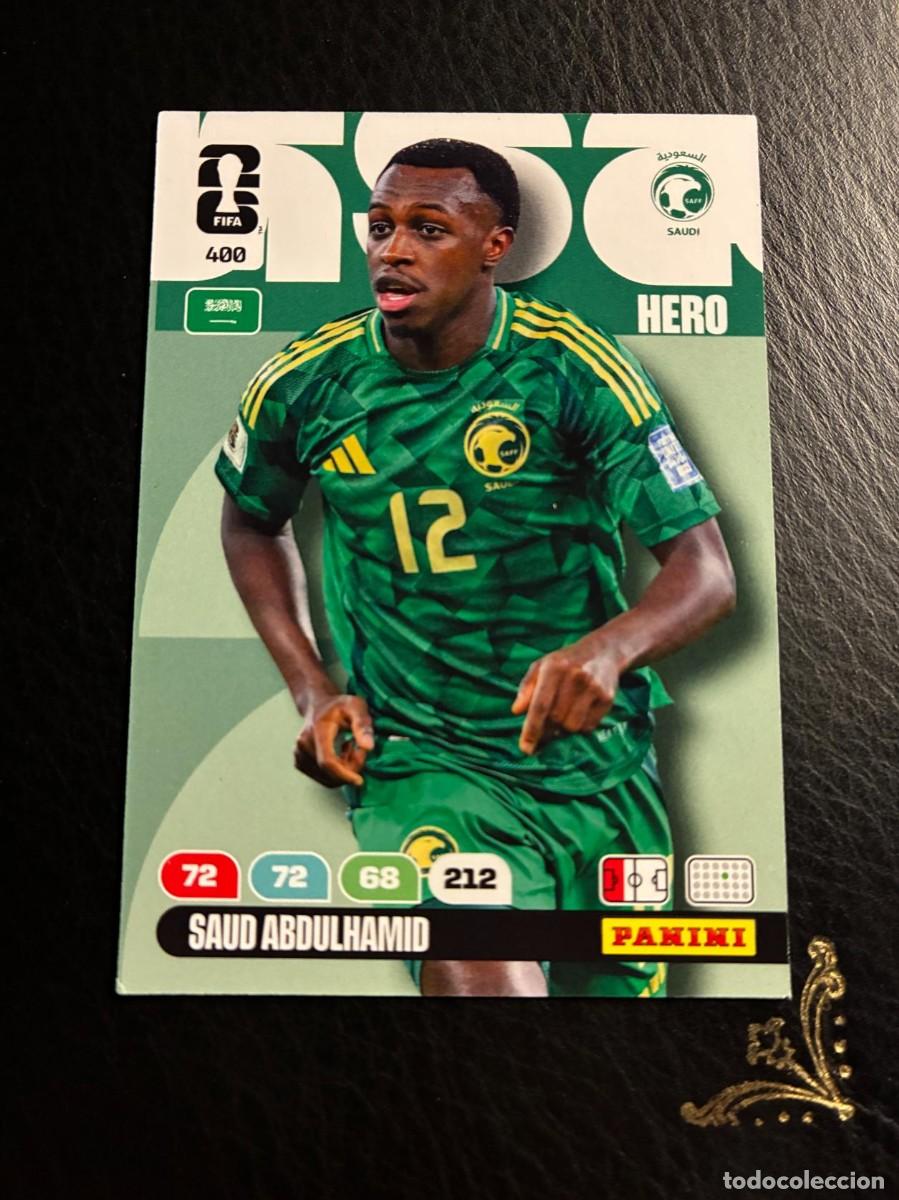 Coleccionismo Cromos antiguos: 400 SAUD ABDOULHAMID ARABIA SAUDI FIFA WORLD CUP ADRENALYN MUNDIAL 2026 26 PANINI