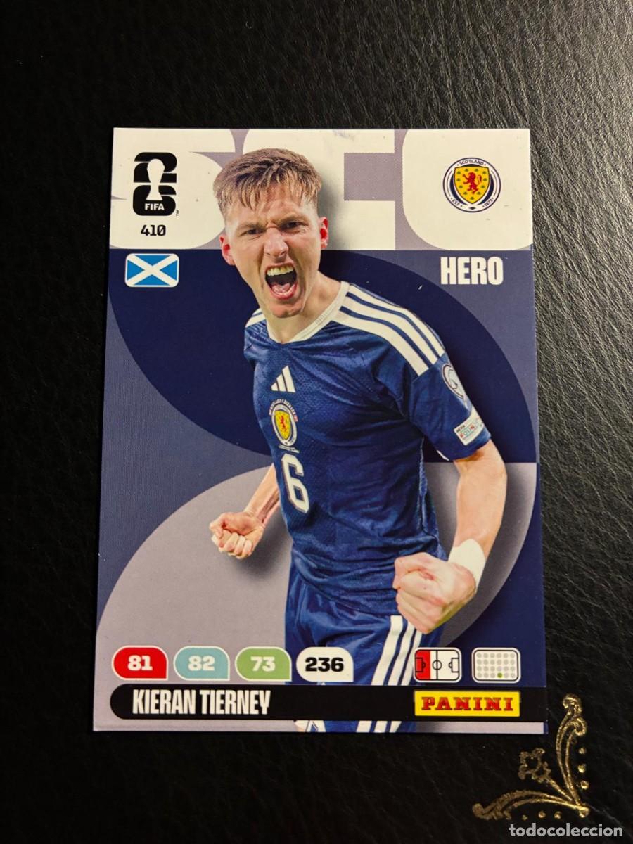 Coleccionismo Cromos antiguos: 410 KIERAN TIERNEY ESCOCIA FIFA WORLD CUP ADRENALYN MUNDIAL 2026 26 PANINI