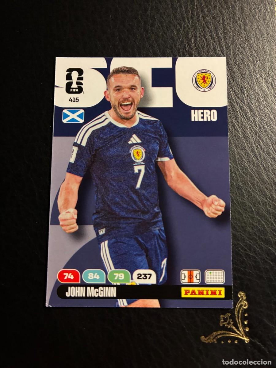 Coleccionismo Cromos antiguos: 415 JOHN MCGINN ESCOCIA FIFA WORLD CUP ADRENALYN MUNDIAL 2026 26 PANINI