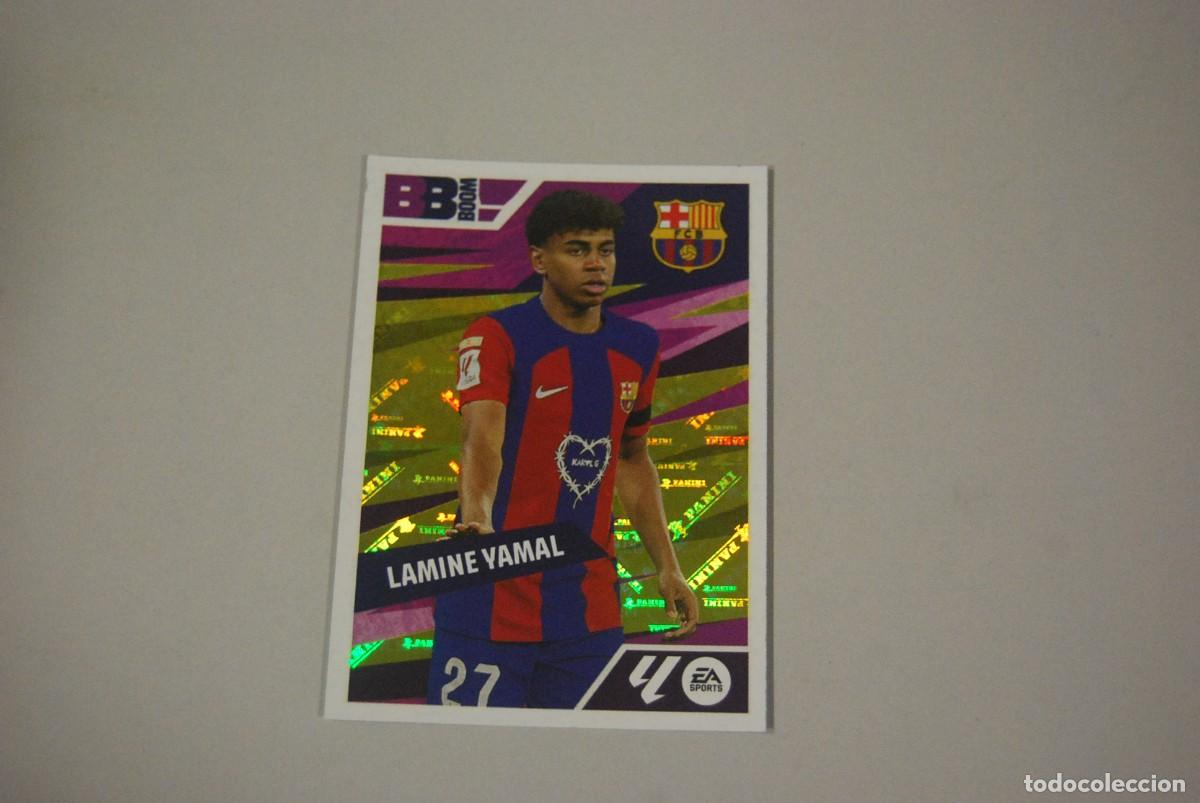 Coleccionismo Cromos antiguos: LAMINE YAMAL F.C. BARCELONA, LIGA 2024-25 BBOOM, N&ordm; 13 PANINI
