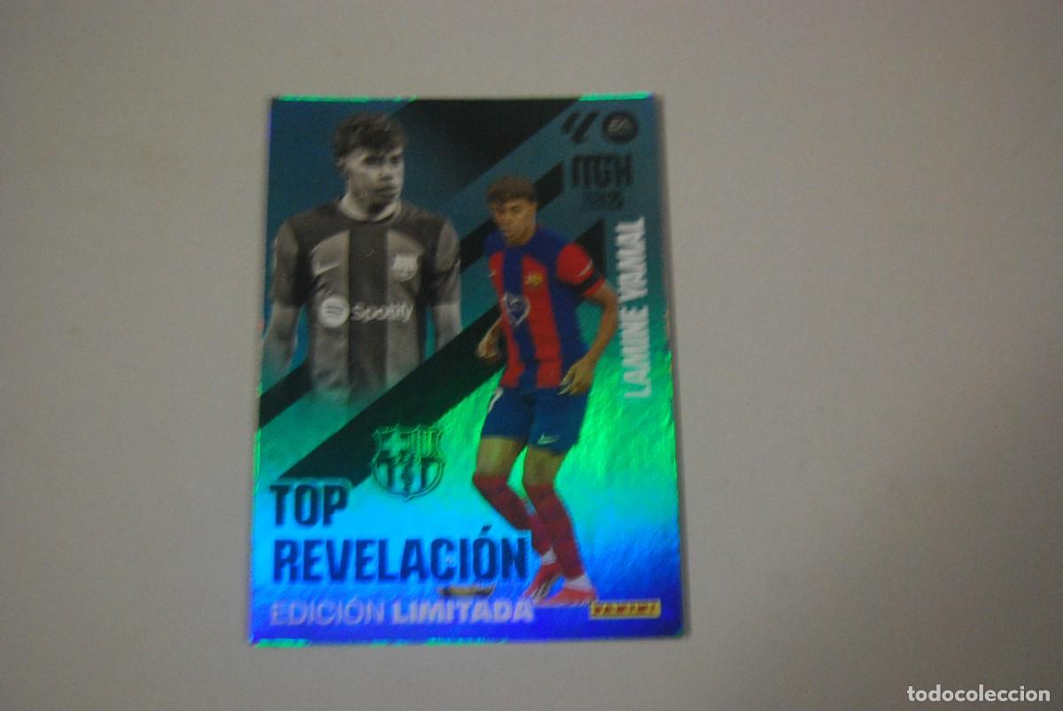 Coleccionismo Cromos antiguos: LAMINE YAMAL F.C. BARCELONA, MGK TOP REVELACION EDICION LIMITADA 2024-25
