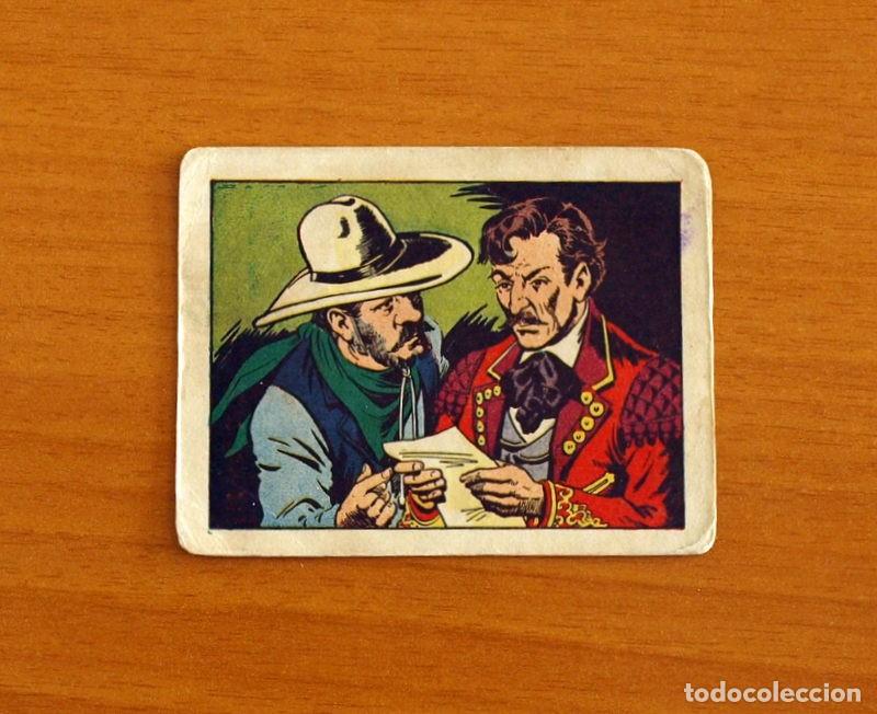 Coleccionismo Cromos antiguos: La Sombra del Coyote - N&ordm; 37 - Editorial Casulleras - A&ntilde;os 50 - Cromos acartonados Nunca Pegado