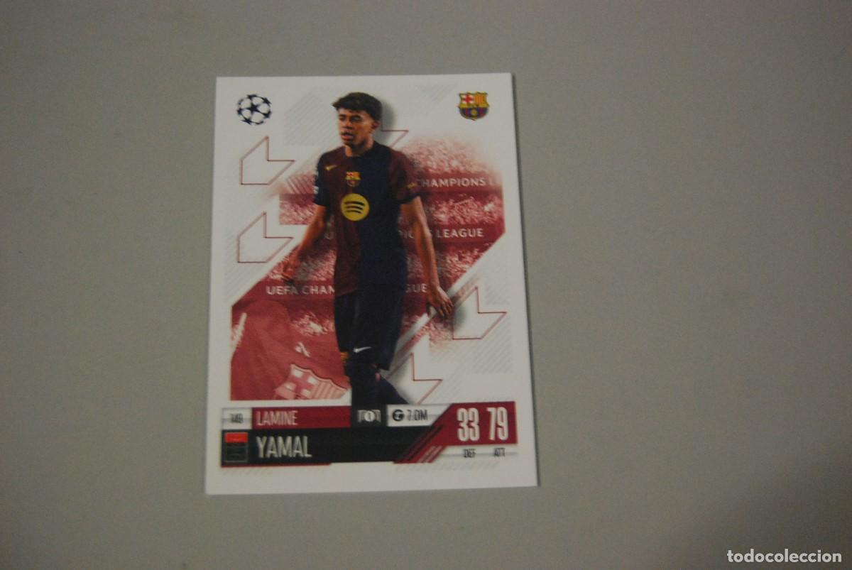 Coleccionismo Cromos antiguos: LAMINE YAMAL F.C. BARCELONA, TOPPS MATCH ATTAX, TRADING CARD GAME N&ordm; 149