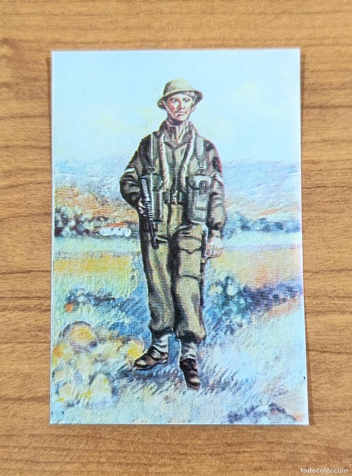 Coleccionismo Cromos antiguos: CROMO SOLDADO. IGLATERRA COMANDO 1939/45. CHICLE BUM BUMS
