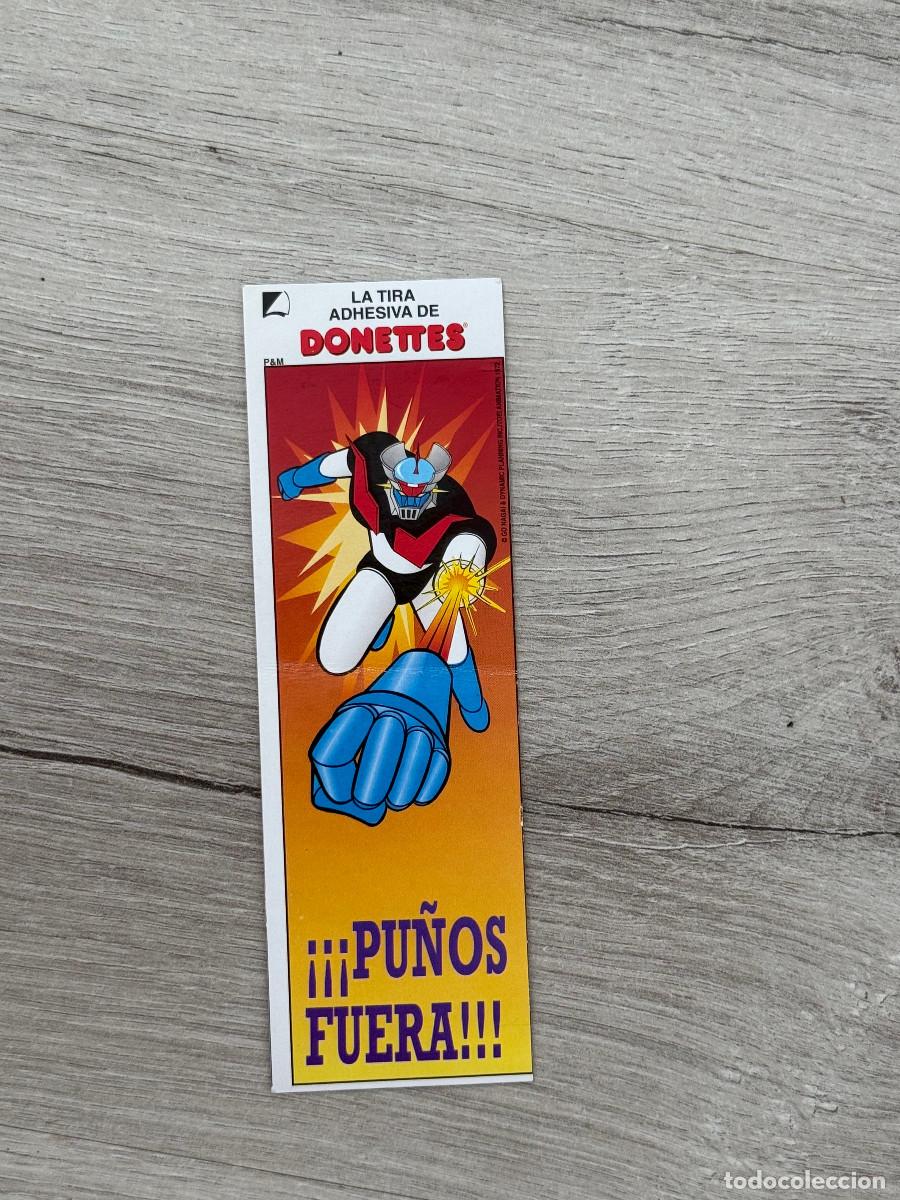 Coleccionismo Cromos antiguos: Tira adhesiva de Donettes - Mazinger Z