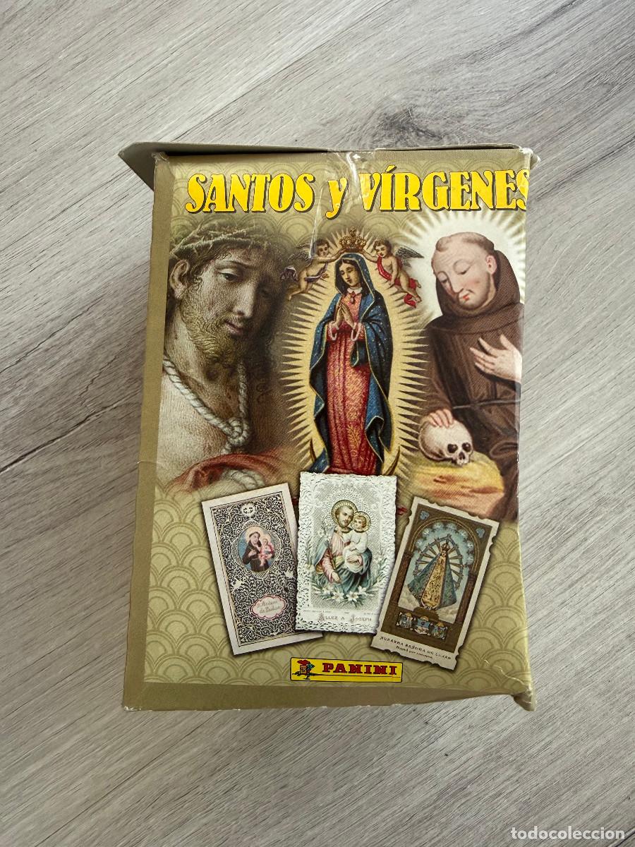 Coleccionismo Cromos antiguos: Caja cerrada Santos y V&iacute;rgenes de Panini - sobres sin abrir