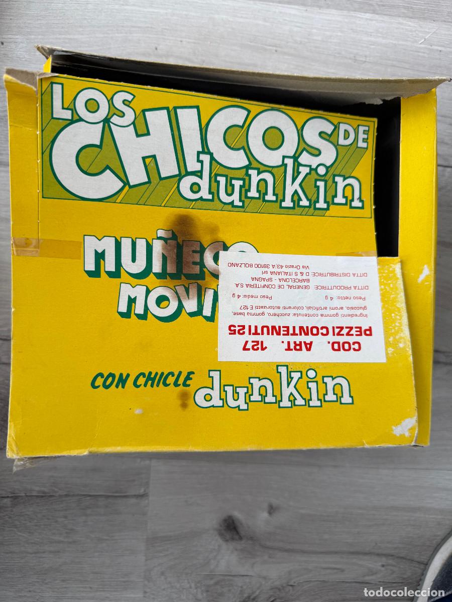 Coleccionismo Cromos antiguos: Caja Los Chicos de Dunkin - contiene 4 sin abrir